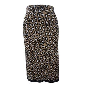 Michael Michael Kors Animal Print Stretch Pencil Skirt Size L